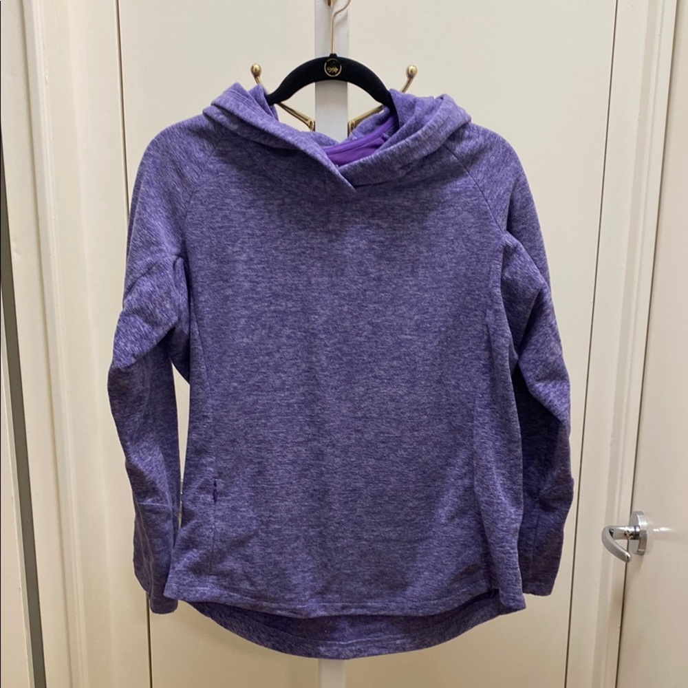 Duluth Trading Co Purple Fleece Hoodie